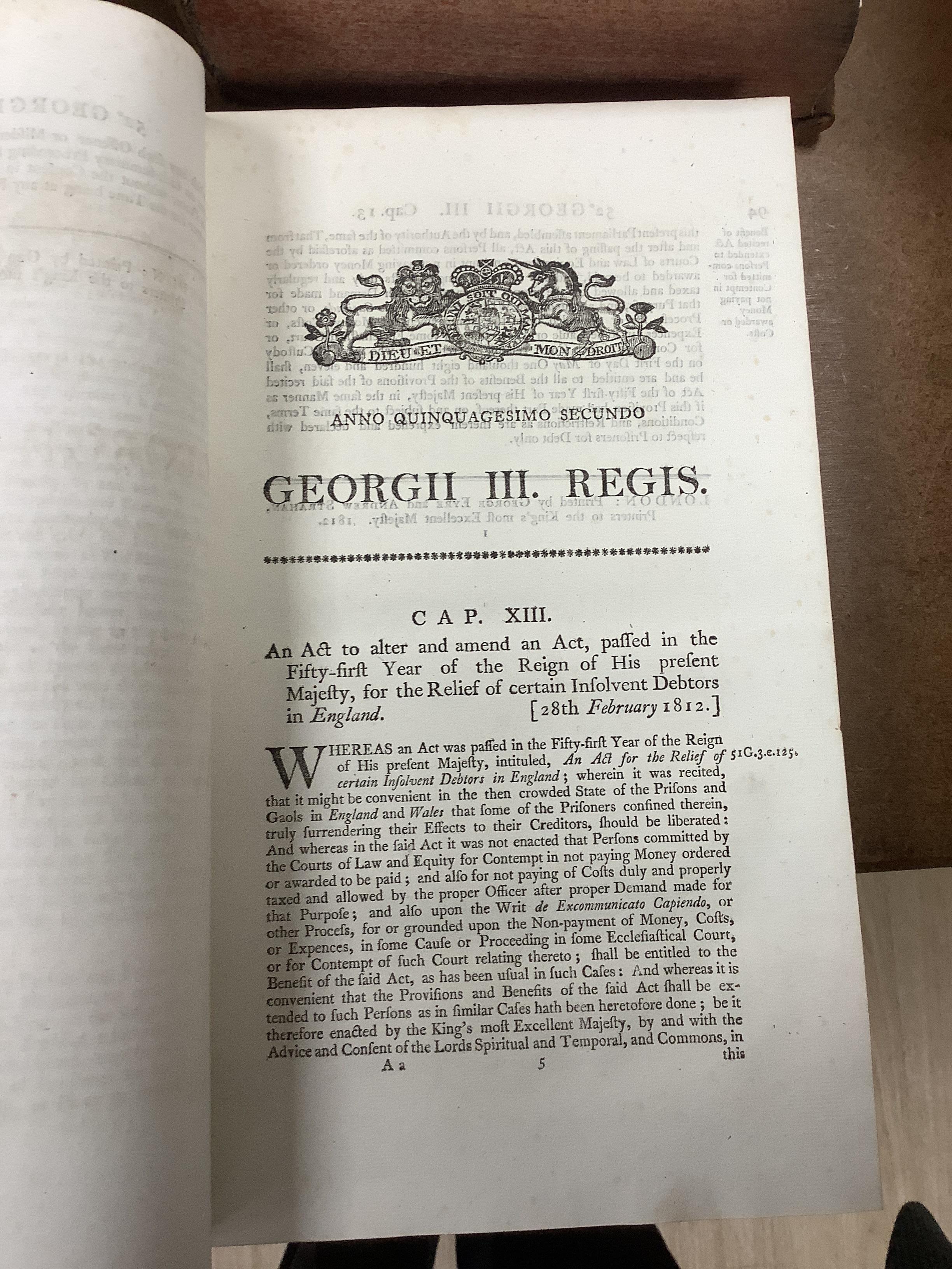 1822 George III Acts and Statutes Dictionary of Decisions etc. (9)